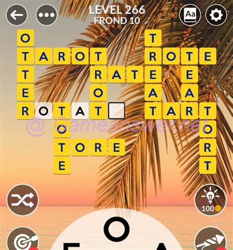 Wordscapes Level 266 Answers [ + Bonus Words ] .
